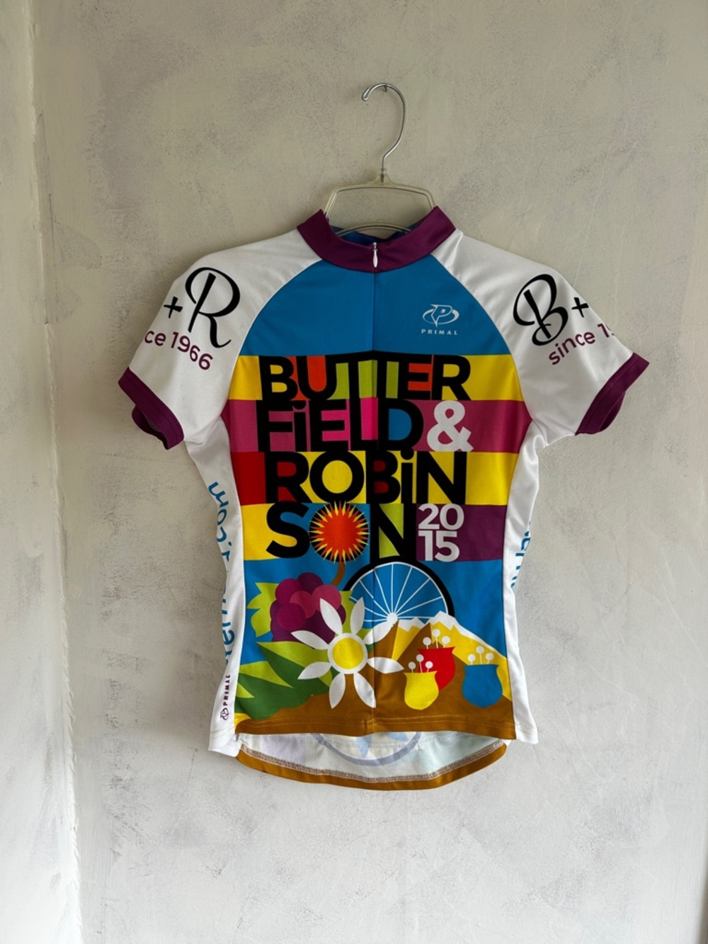 Butterfield & Robinson 2015 Colorblock Cycling Jersey - Multicolor